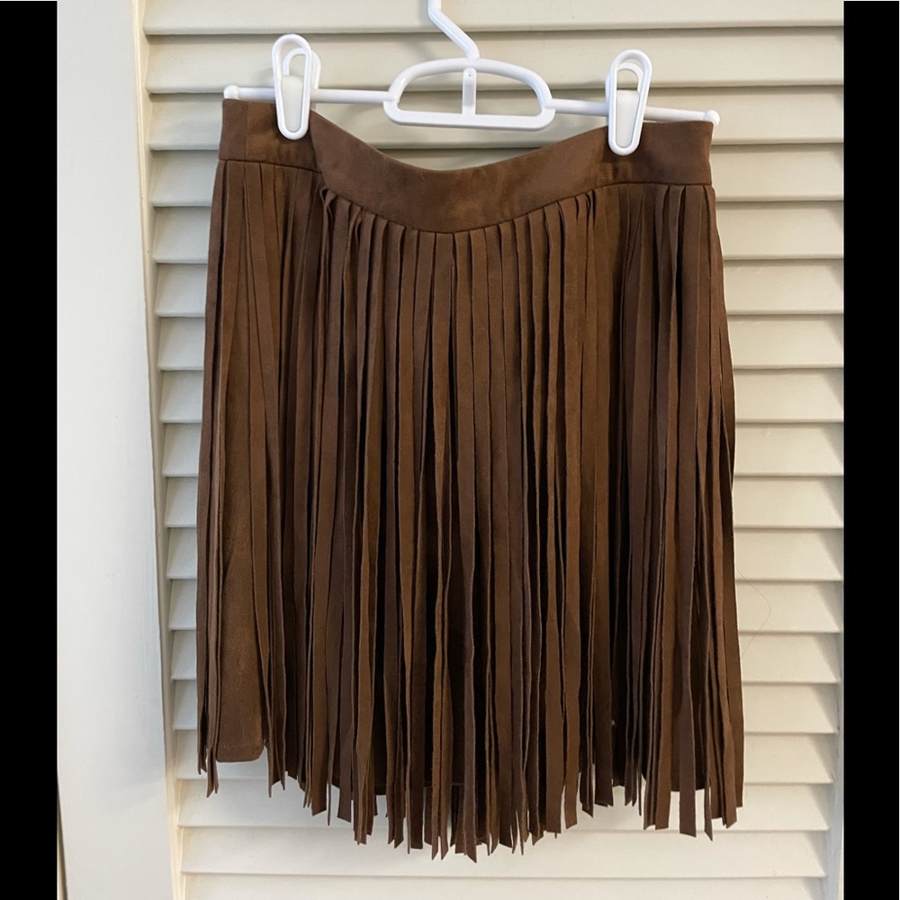 BB Dakota brown fridge skirt size 2